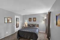 Each room has generous space and closets as well