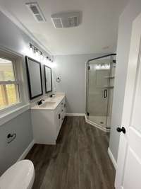 attached master bathroom