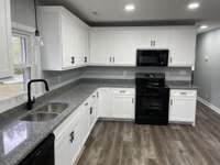 custom cabinets, all new appliances