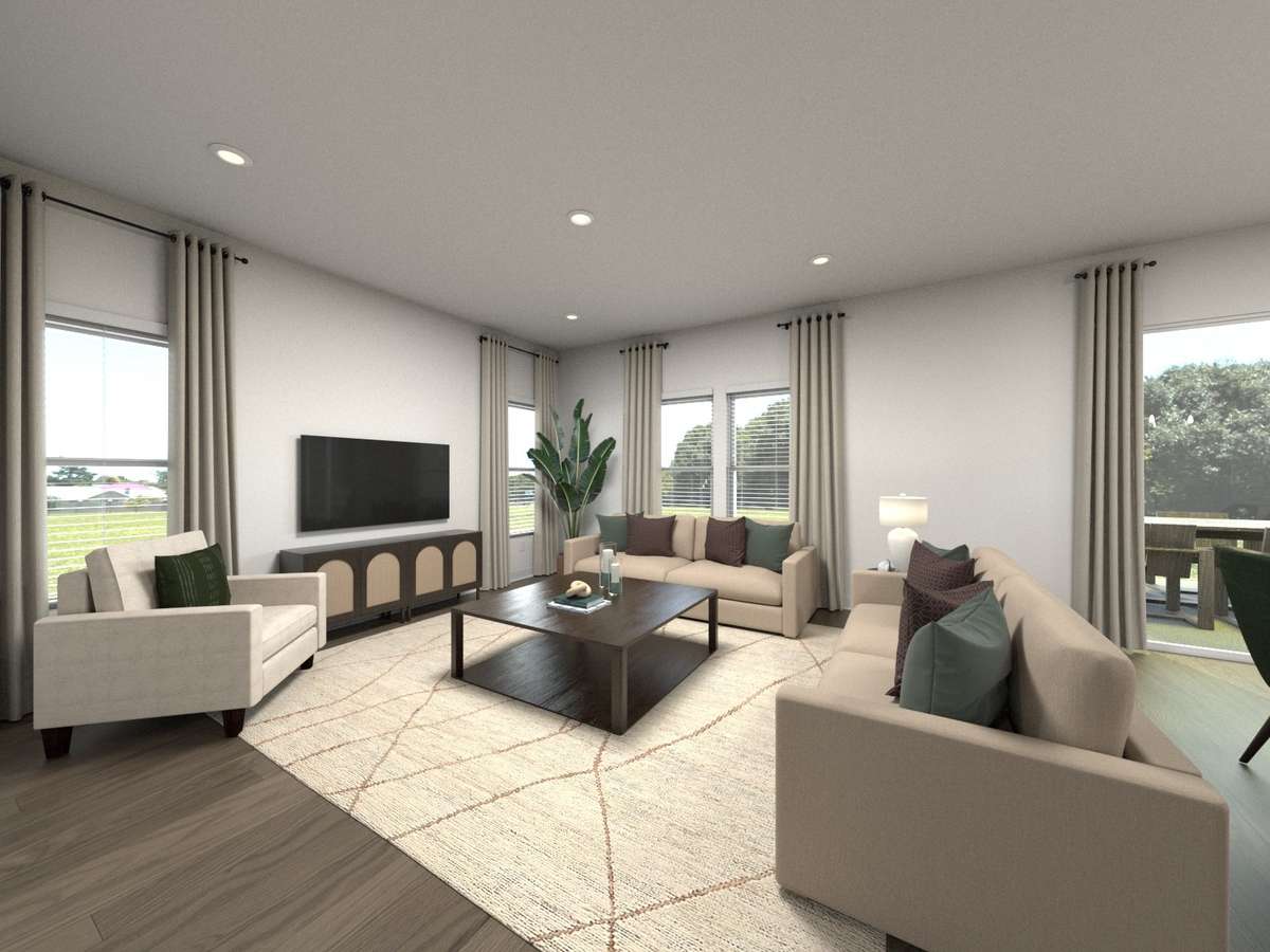 Photo is not of the actual home, but is an inspirational photo of builder’s model home and may depict options, furnishings, and/or decorator features that are not included
