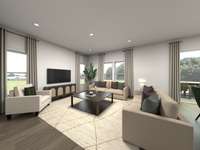 Photo is not of the actual home, but is an inspirational photo of builder’s model home and may depict options, furnishings, and/or decorator features that are not included