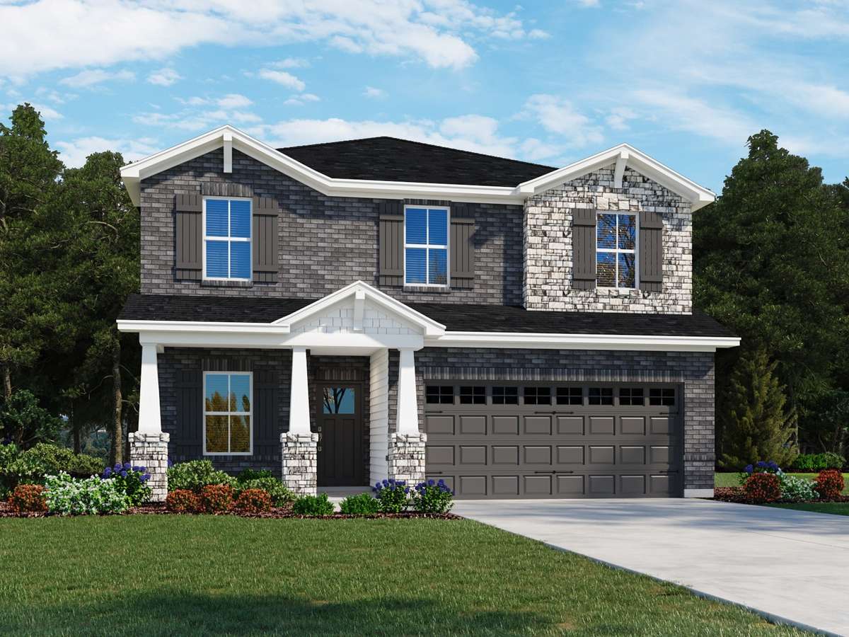 Photo is not of the actual home, but is an inspirational photo of builder’s model home and may depict options, furnishings, and/or decorator features that are not included