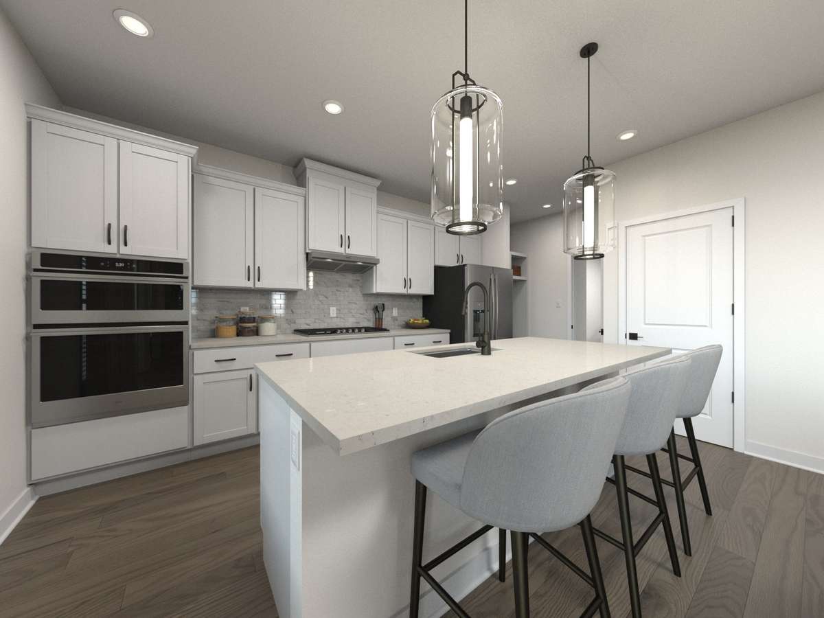 Photo is not of the actual home, but is an inspirational photo of builder’s model home and may depict options, furnishings, and/or decorator features that are not included