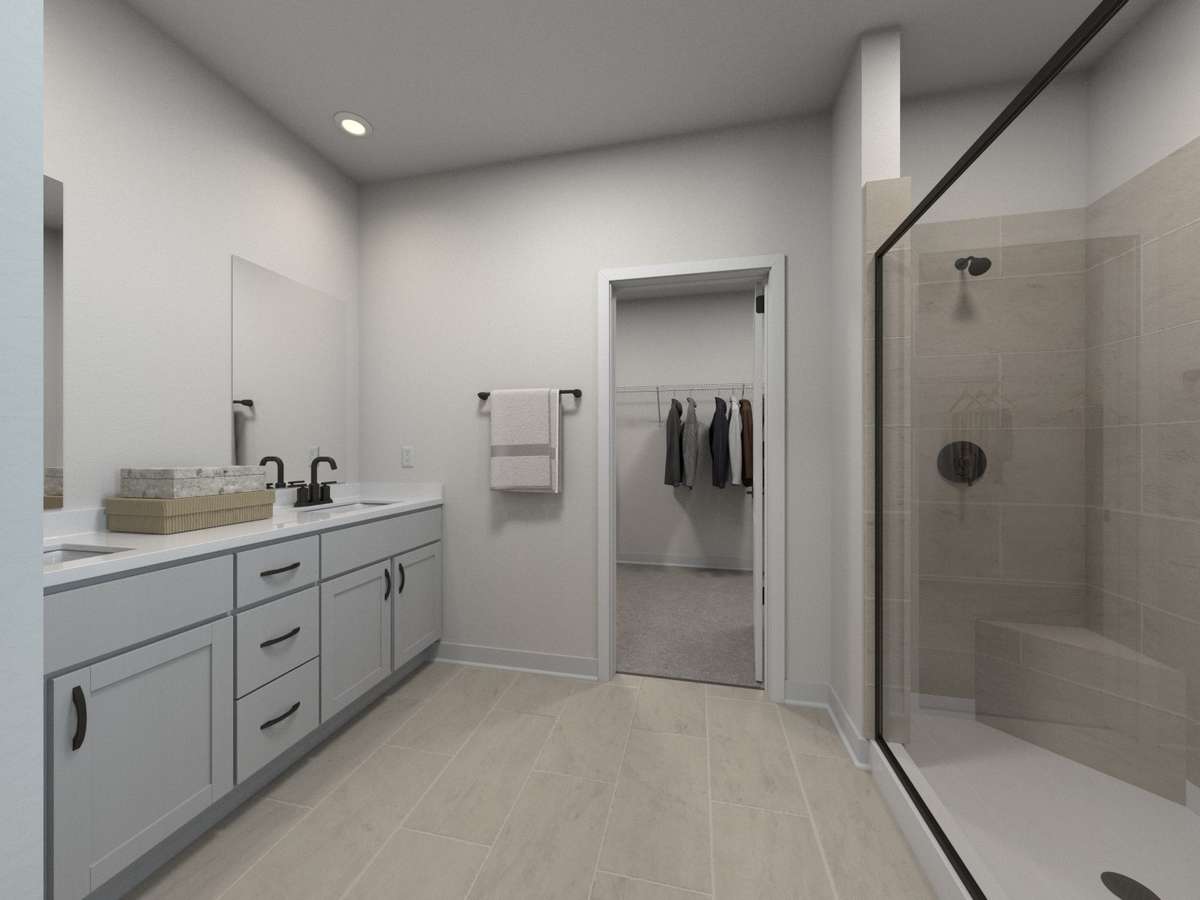 Photo is not of the actual home, but is an inspirational photo of builder’s model home and may depict options, furnishings, and/or decorator features that are not included