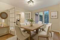 *VIRTUALLY STAGED DINING ROOM*