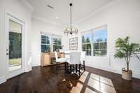 Bright and sunny in this eat-in space!