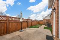 Secluded outdoor courtyard perfect for relaxing or entertaining.