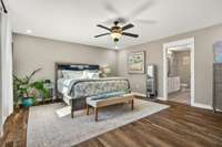 MAIN LEVEL PRIMARY BEDROOM SUITE