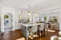 Arched doorways add character to the home