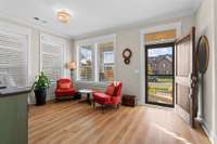 Plantation Shutters in the Sitting Room