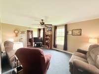 The Den, adjacent to the Kitchen, overlooking the nice big backyard, enjoy family and friends or a quiet evening at home