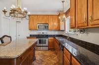 An abundance of cabinets!