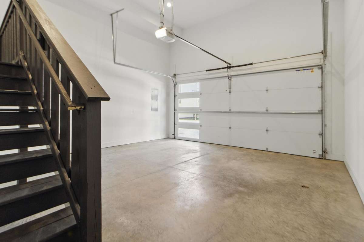 2 car attached garage
