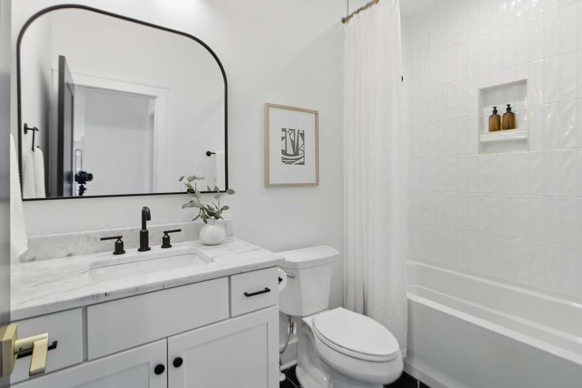 2nd floor - full bath located next to the bedroom