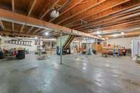 Lots of unfinished basement space