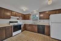 One of the largest condos you will find, the kitchen has room for a table.  There is also a pantry.