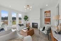 Photos  of Model Home. Floor plans and features may vary.