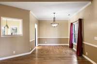 Separate Dining Area