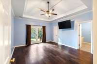 Mater Bedroom with private deck entrance