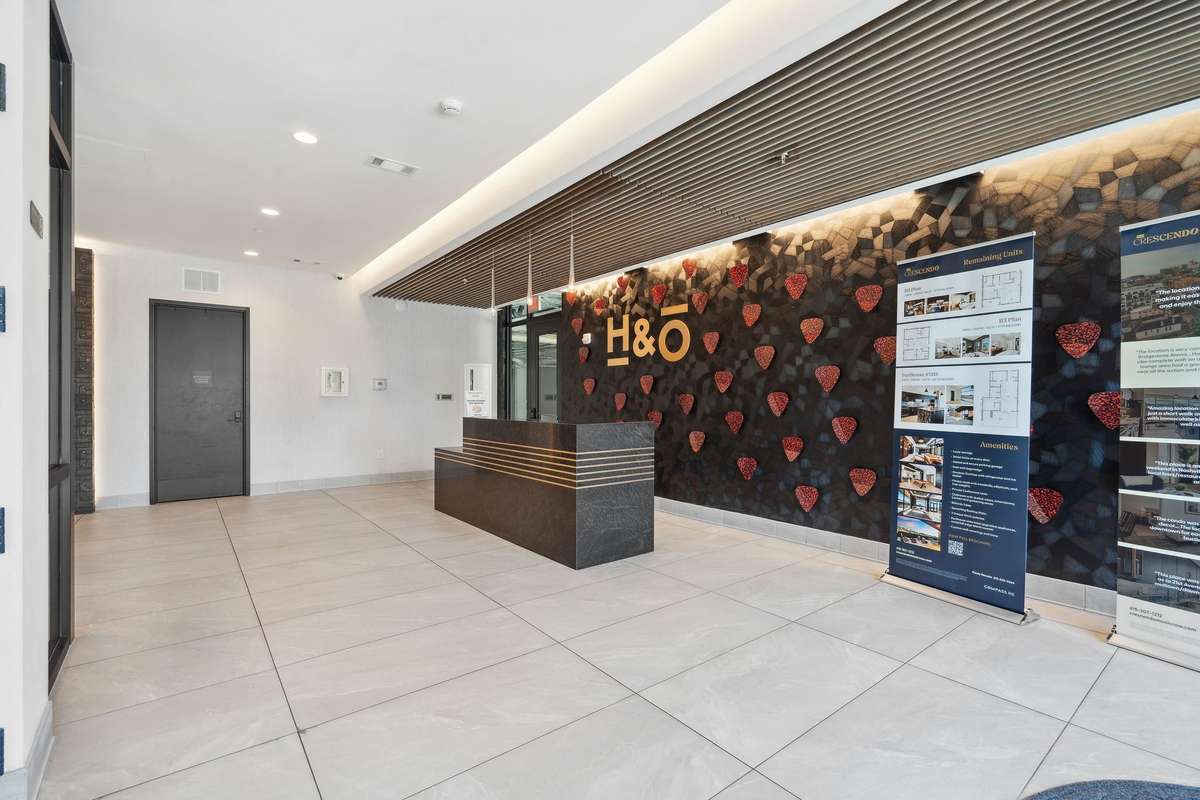 Ground level reception and lobby.
