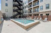 1st Floor pool deck. Secure and private to the property.