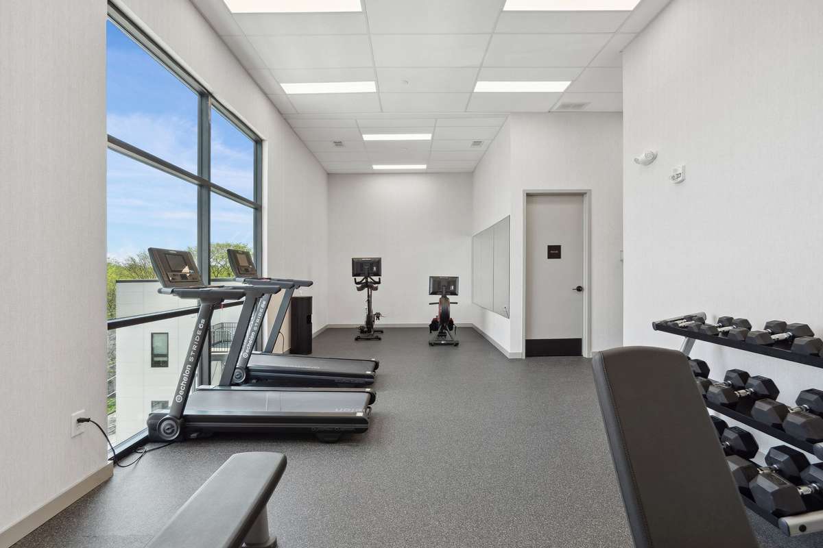 5th Floor amenity area fitness room.