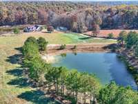 Pond at front of property