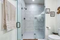 Primary walk-in Shower