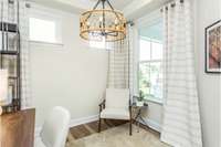 Photo of Contour Model Home's Flex Room. Actual colors & selections may vary.