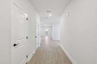 Darlington foyer. Photos are of similar home, same plan. Colors, interior selections, elevations and upgrades may vary.