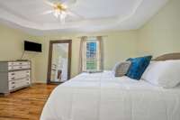 Bedroom 1 *** nice size** tray ceiling