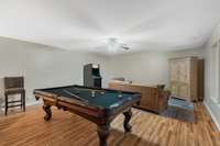 Fantastic play space with pool tables that stays if you want!