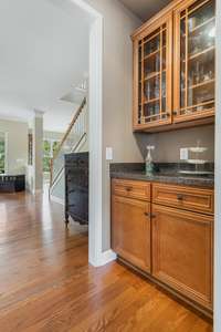 Butlers pantry (between den and formal dining room).  Fabulous entertaining home. . . just in time to have everyone over for all the upcoming holidays!