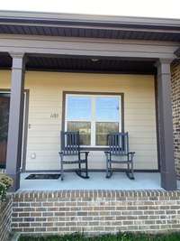 Large rocking chair front porch