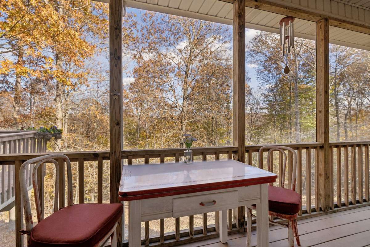 Screened Porch just off Kitchen/Great Room and opens to deck.