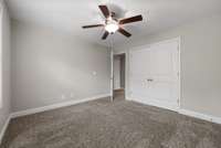 Bedroom 4 is the 1st bedroom on the left when walking down the hallway.