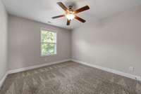 Bedroom 3 at the end of the hall on the left.