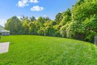 Do you see what I see? NO BACKYARD NEIGHBORS!