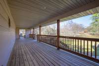 This deck looks out over the backyard and is so peaceful. Imagine spending mornings and evenings here unwinding