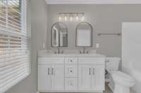 Both bathroom have been totally updated.