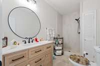 bathroom in the in-law-quarters!