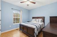 Bedroom 2 is 11x11. This room has a wide double door closet.