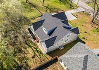 Aerial view from north side of home