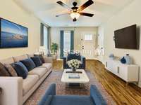 Living Room with Virtual Staging.