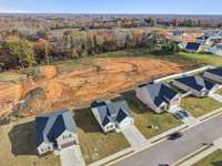 Aerial view of home.