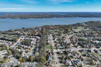 close to the lake, shopping and dining