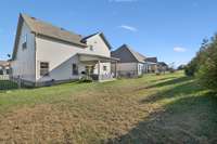 So much space to run, play, and let your imagination roam!  Flower beds, raised garden beds, a pool?  The HOA guidelines are in the media section for you to review.