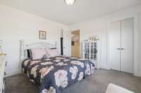 Bedroom three features its own walk-in closet and plenty of space to create a layout that suits any age or decor style.