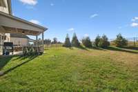 Cypress trees have been planted and will create a beautiful, dense boundary, grounding your home to nature and offering a touch of shaded serenity for you and your family.