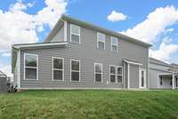 All 4 sides of the yard come fully sodded & with an irrigation system! Actual Home